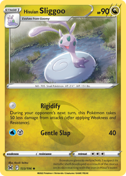 Hisuian Sliggoo 133/196 Uncommon Lost Origin Pokemon Reverse Holo NM/M - Image 4