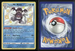 Galarian Mr. Rime SV021/SV122 Shiny Rare Shining Fates Shiny Vault Pokemon NM/M - Image 3