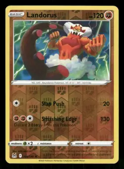 Landorus 105/196 Rare Lost Origin Pokemon Reverse Holo NM/M - Image 1