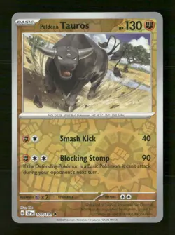 Paldean Tauros 101/191 Surging Sparks Reverse Holo NM/M Pokemon - Image 1