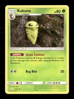 Kakuna 4/181 Team Up NM/M Pokemon - Image 1