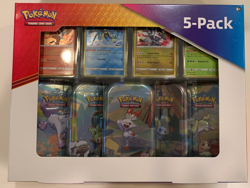 Costco - Pokemon 5 Pack Galar Pals Mini Tins - Image 1