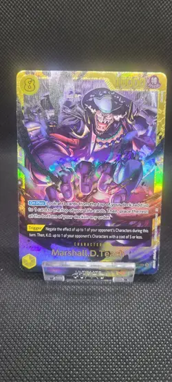 Marshall.D.Teach SEC op16-119 The time of battle ONE PIECE TCG OP-16 Foil - Image 1