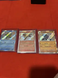 Pokemon TCG Paldean Fates 3 Card Baby Shiny Lot NM - Image 1