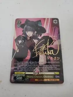 Weiss Schwarz Azur Lane 2 - Heavy Cruiser, Cheshire SP Gold Signature ENG - Image 1