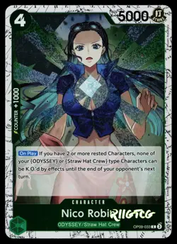 Nico Robin (Pirate Foil) OP09-033 Premium Booster -The Best- Vol. 2 One Piece NM - Image 1