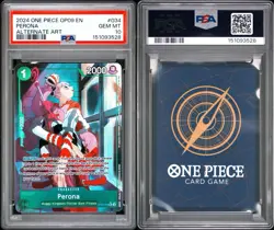 2024 One Piece Perona Alternate Art OP09-034 Emperors in the New World PSA 10 - Image 3