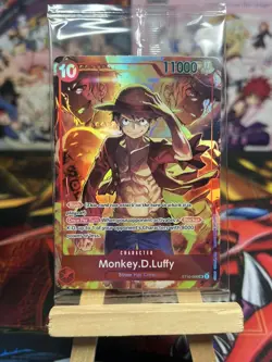 Monkey.D.Luffy ST10-006 Promo Sealed One Piece TCG Sealed Treasure Booster - Image 1