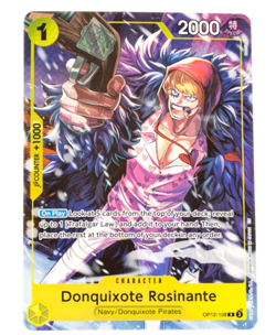 Donquixote Rosinante Foil OP12-108 One Piece TCG NM - Image 1
