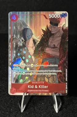 Kid & Killer EB01-003 Holo Super Rare Rush 5000 Power One Piece Card Game - Image 1