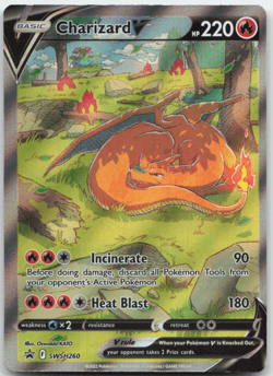 Charizard V - SWSH260 SWSH: Sword & Shield Promo Pokemon Card NM - Image 1