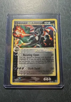 Gold Star Charizard EX Dragon Frontiers Holo Pokemon Card - Image 2