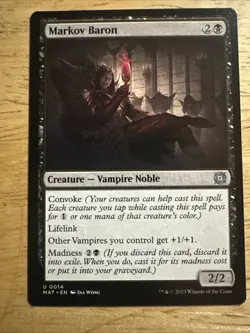 Markov Baron [March of the Machine: The Aftermath] Magic MTG - Image 1