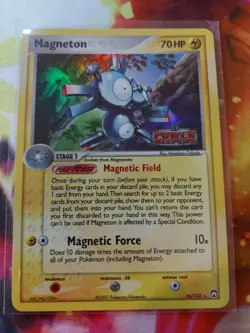 Pokemon TCG Magneton EX Power Keepers 16/108 holo rare STAMPED - Image 1