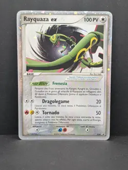 Rayquaza ex 039 EX 039 Nintendo Holo Promo Rare Pokemon TCG ITALIAN LP+ - Image 1