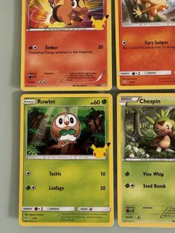 McDonald's POKEMON 25th Anniversary Complete set 2021 non holo cards 25/25 Clean - Image 5