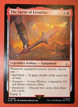 MAGIC, MTG: THE SPEAR OF LEONIDAS, ACR 0038 - RARE/REGULAR /NM - Image 1