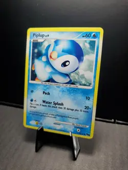 Pokemon TCG Piplup 015/017 Pop Series 6 2007 Holo LP - Image 3