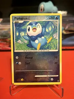 Piplup 121/147 Common Supreme Victors Pokemon Reverse Holo Lightly Played - Image 1
