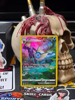 ☠☠ Pokemon Vaporeon TG02/TG30 Swsh09: Brilliant Stars Trainer Gallery Holo - Image 1