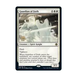 WOTC MtG Prerelease Promos Guardian of Faith (R) (Foil) NM - Image 1