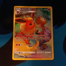 Pokemon TCG Flareon Full Art Holo Ultra Rare TG01/TG30 Brilliant Stars 2022 - Image 1