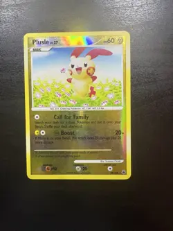Pokemon TCG Plusle Reverse Holo Holo Rare Card 28/100 Majestic Dawn LP 28/100 - Image 1