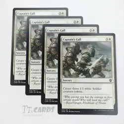 Captain's Call x4 Playset 4x MTG Magic the Gathering Commander Legends CMR - Image 1