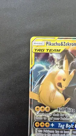 Pikachu & Zekrom GX 33/181 SM-Team Up TAG TEAM GX Pokemon Holo Ultra Rare NM - Image 5