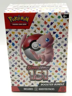 Pokemon TCG Scarlet & Violet 151 Booster Bundle Sealed New (6 packs) - Image 1