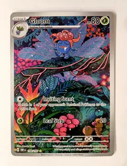 NICE! 🔥Pokemon TCG Gloom 198/197 SV03: Obsidian Flames Illustration Rare Holo - Image 1