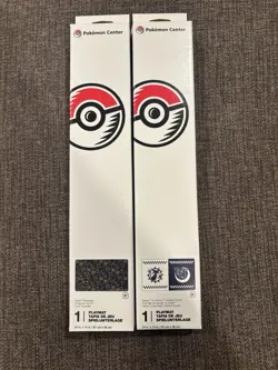 Umbreon, Espeon & Eevee Pokemon Center Playmats, Pin, Figurine & Sealed Sleeves - Image 4