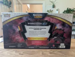 Pokemon Shining Legends Zoroark GX Box New Sealed SEE PHOTOS FOR BOX FLAWS - Image 5