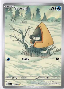 Pokemon Snorunt #227/217 ME: Ascended Heroes Illustration Rare - Image 1