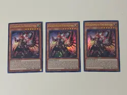 Yugioh Fiendsmith Engraver x 3 - 1st Edition Ultra Rare NM - Free Holo Card - A - Image 1