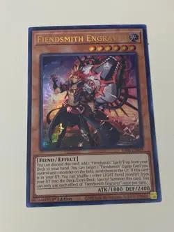 Yugioh Fiendsmith Engraver x 3 - 1st Edition Ultra Rare NM - Free Holo Card - A - Image 4