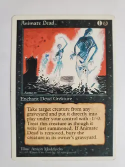 MTG Animate Dead Alternate 4th Edition Regular Uncommon - Image 1