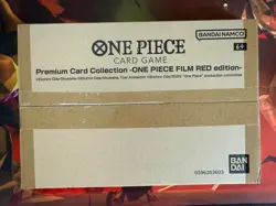 Film Red Edition SEALED ONE PIECE Card Game Premium Card Collection English Ver. - Image 1