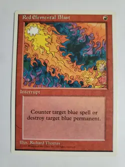 MTG Red Elemental Blast Alternate 4th Edition Regular Common X4 - Image 1