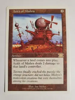 Ankh of Mishra Classic MTG Core Set 6th Edition Regular - Image 1