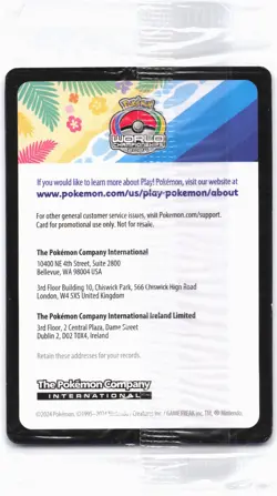 SV: Scarlet & Violet Promo Cards #190 Pikachu Stamp SEALED - Image 2