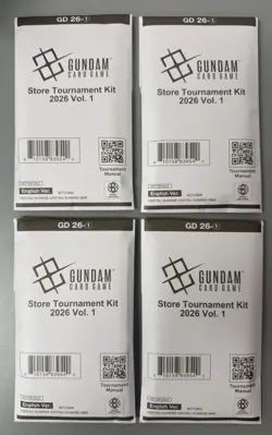 (4) x Gundam Card Game Store Tournament Kit 2026 Vol 1 SEALED English - Image 1