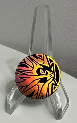Official Solgaleo Pokemon Card TCG Collector Coin! GREAT CONDITION - Image 1