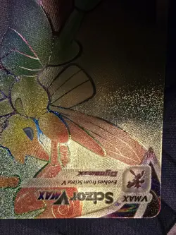 Pokemon TCG Scizor VMAX Darkness Ablaze Full Art Rainbow Rare Card 193/189 - Image 3