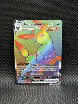 Pokemon CARDS CARD TCG Umbreon VMAX Evolving Skies 214/203 HOLO Secret Rare NM - Image 1