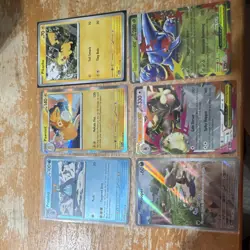 Pokemon TCG Pikachu Celebrations 025/025 Holo Full Art 6-Card Lot Wooper EX - Image 1