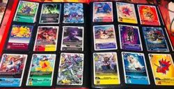 DIGIMON TCG Card Lot Binder 315+ Cards Included Lots of R, SR, SEC Exl Condition - Image 2