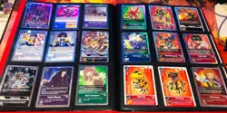 DIGIMON TCG Card Lot Binder 315+ Cards Included Lots of R, SR, SEC Exl Condition - Image 3
