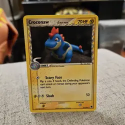 Croconaw Pokemon TCG Dragon Frontiers Uncommon Card #27/101 - Image 1