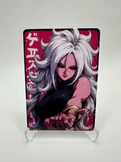 Dragon Ball Super Heroes Glossy Full Art Card - Android 21 - Image 1
